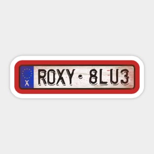 Hard Roxy Blue Rock Sticker